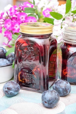 Сливовый компот на зиму