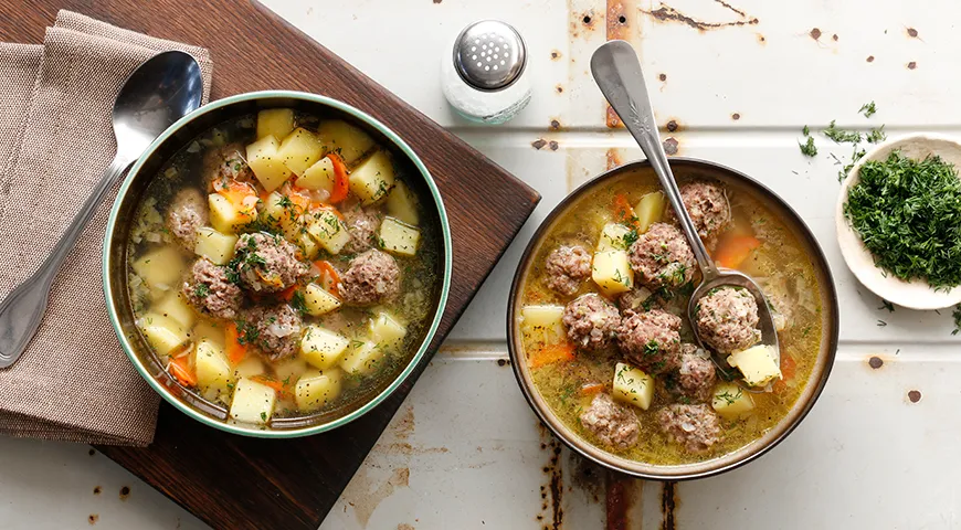 Суп с фрикадельками: классический рецепт для уютных вечеров