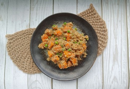 Как приготовить киноа с тыквой и зелёным горошком: вкусный и полезный гарнир