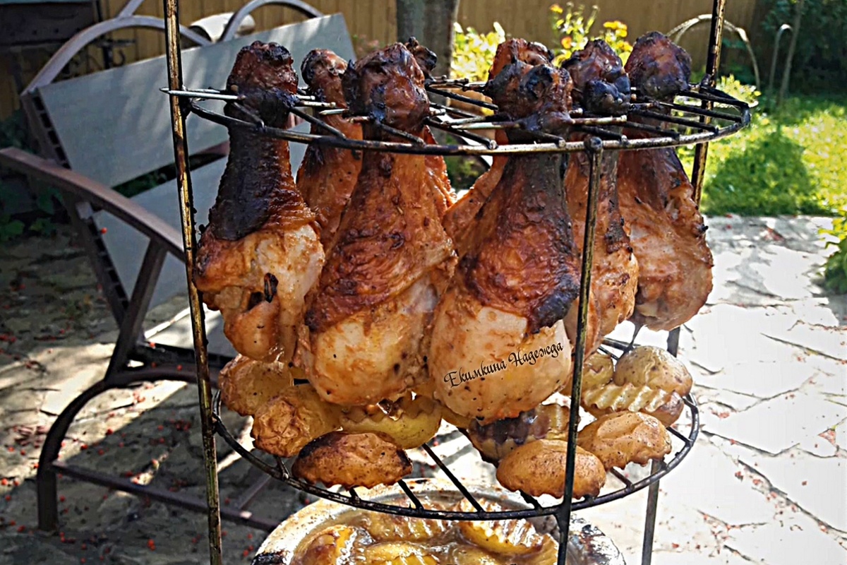 Куриные ножки с картошкой: идеальное блюдо в тандыре и духовке