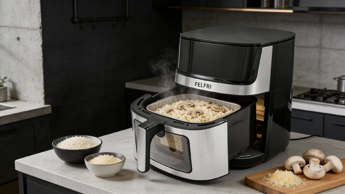 Легкий способ приготовить ризотто в аэрогриле