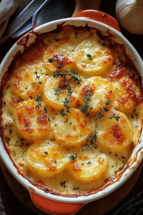 Нежный картофельный гратен: запеченный в сливочном соусе шедевр