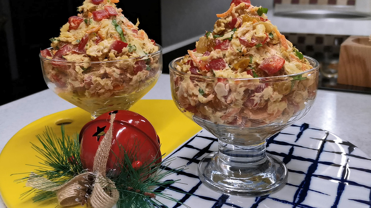 Секретный салат для Нового года: удивляем всех неожиданным вкусом
