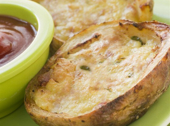 Необычное угощение: картофель, фаршированный творогом