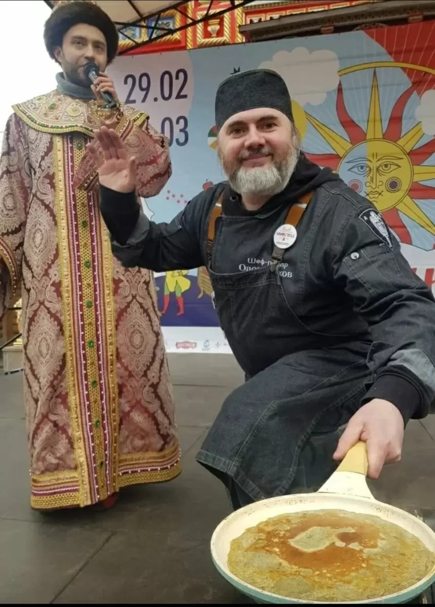 Ячменные блины от шеф-повара Олега Ольхова