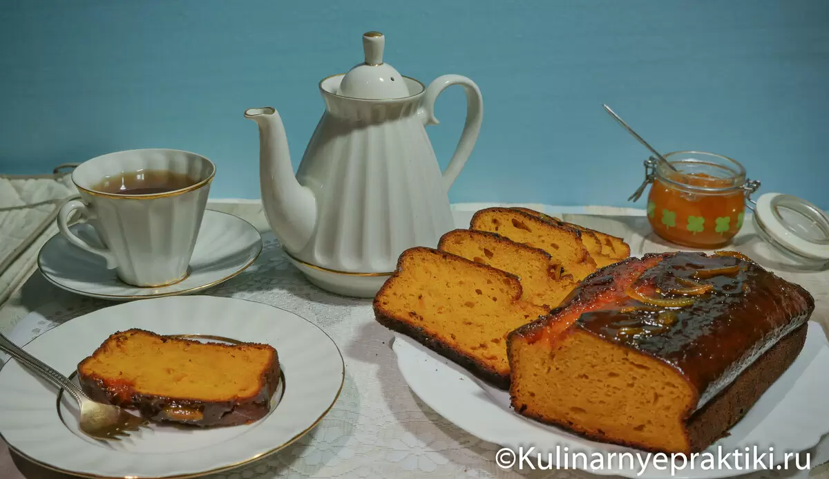 Легкий и вкусный апельсиновый кекс