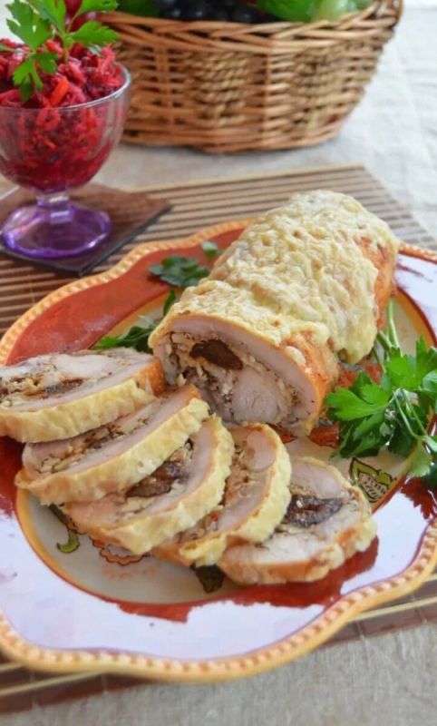 Летний рулет для весеннего стола